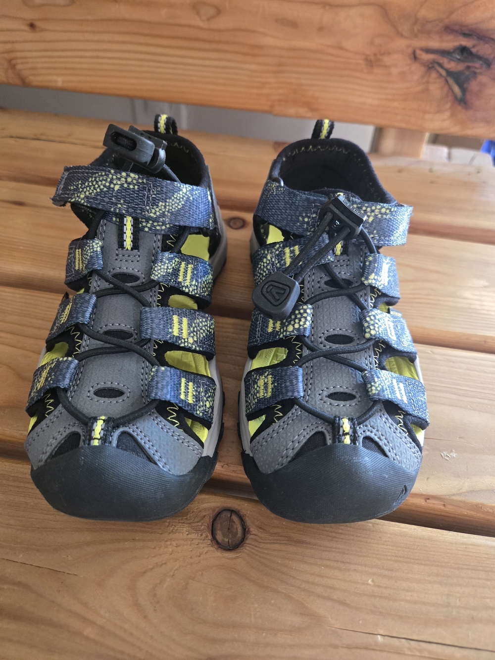 Keen Kids Gray and Yellow Sport Sandals